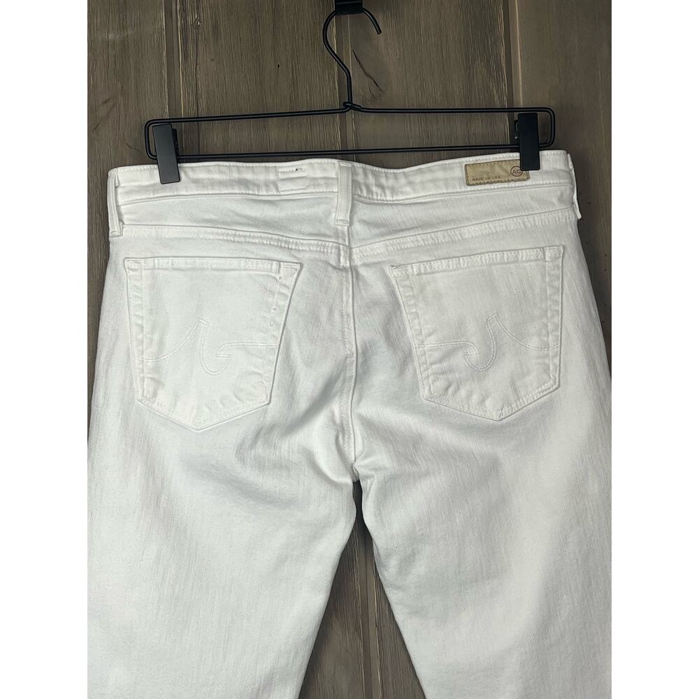 AG Adriano GoldSchmied White jeans size 30 regular Stevie straight - Picture 7 of 9